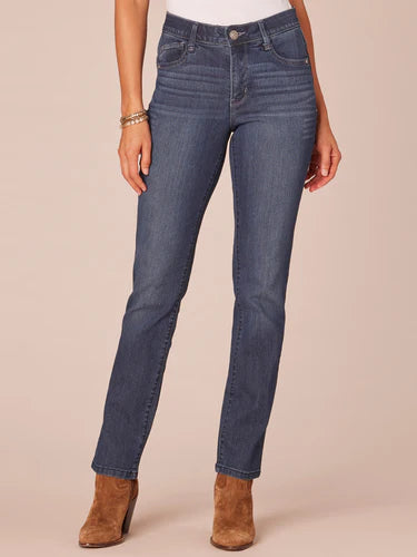 High Rise Straight Leg Jeans