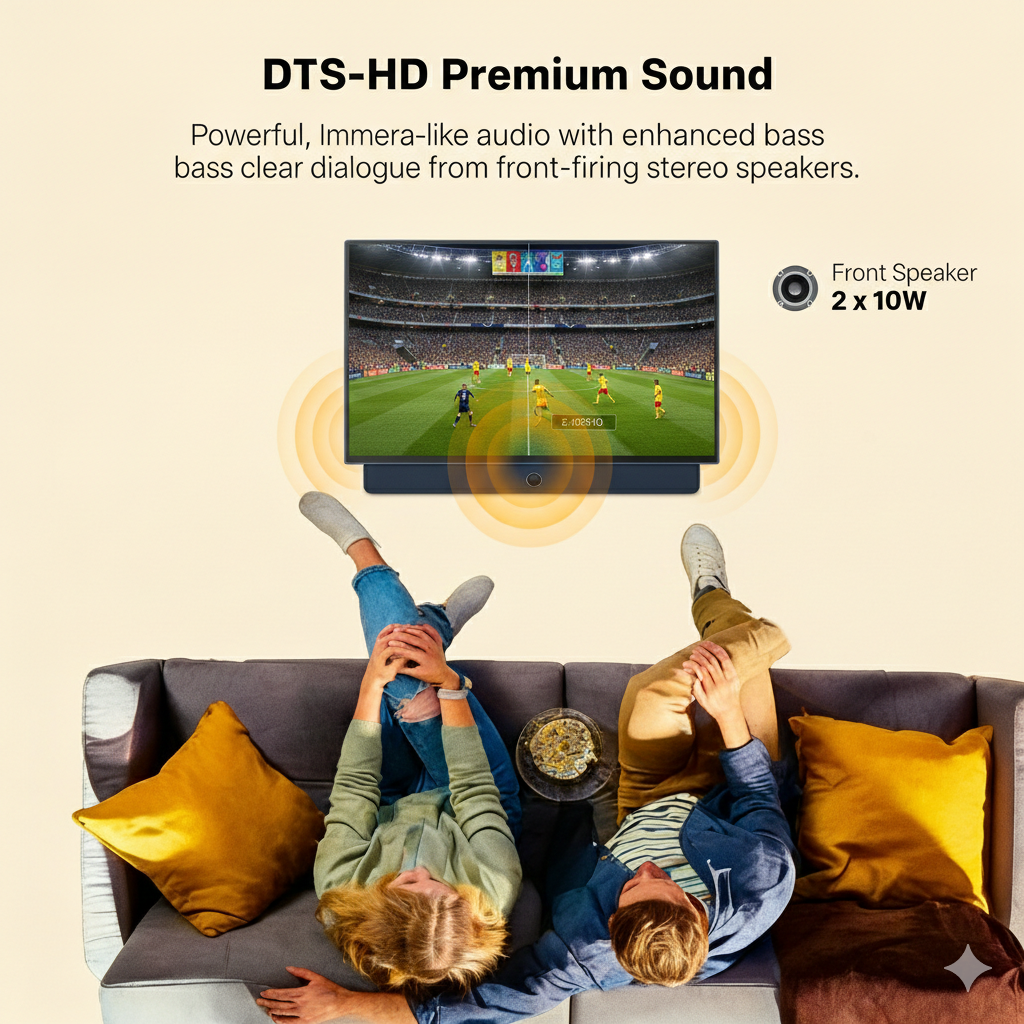 All-in-One Portable Smart TV Kit with Storage Case