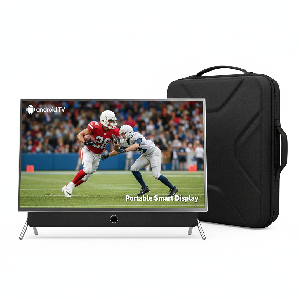 All-in-One Portable Smart TV Kit with Storage Case