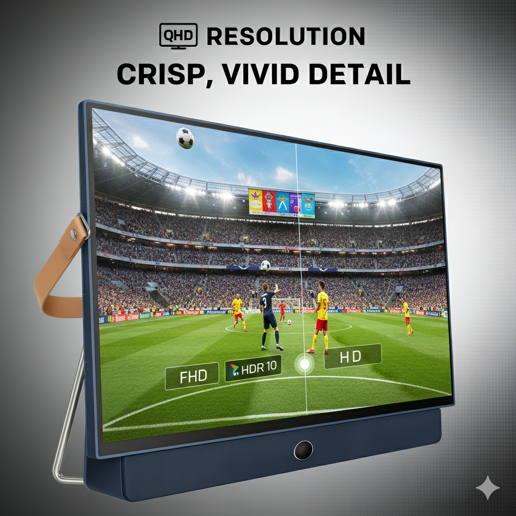 All-in-One Portable Smart TV Kit with Storage Case