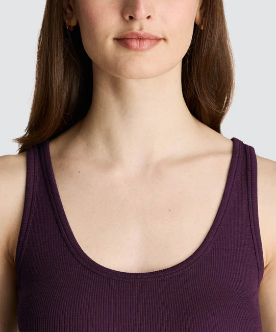Women's Merino Rib Scoop Neck Tank